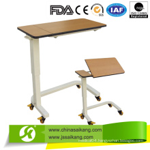 Different Size Spraying Steel Hospital Overbed Table